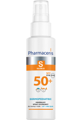 PHARMACERIS S DERMOPEDIATRIC Mineralny spray ochronny SPF 50+ do twarzy i ciała 100 ml